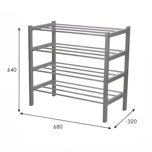 Комплект обувниц Атлас серый (2 шт)