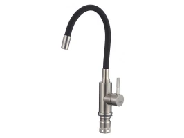 Смеситель для кухни 345/215 1Р Черный сатин