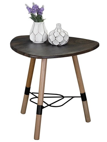 Стол журнальный Лючия 2104 черный/бук/дуб маррон