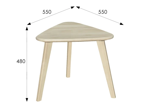 Стол журнальный Ретро лак