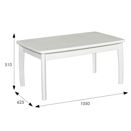 Стол журнальный Массив решетка снег