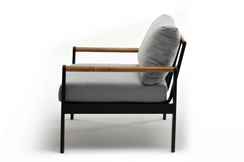 Кресло из алюминия MAYA темный графит  Joygarden