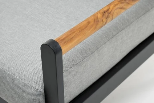 Кресло из алюминия MAYA темный графит  Joygarden