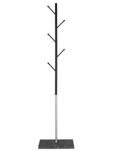 Вешалка напольная Пико 8 черный/металлик/торос графит софт