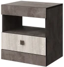 Тумба «Лондон» КМК 0467.3, Оникс/Бетон пайн светлый