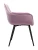 DC835 Стул мягкий с подлокотниками, СИРЕНЕВЫЙ#G62-27 велюр, каркас металл черный