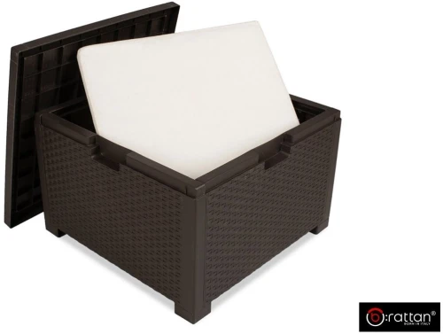 Ящик для подушек для мебели коричневый