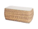 "Кальяри" журнальный столик из искусственного ротанга (гиацинт), цвет соломенный "Кальяри" журнальный столик из искусственного ротанга (гиацинт), цвет соломенный