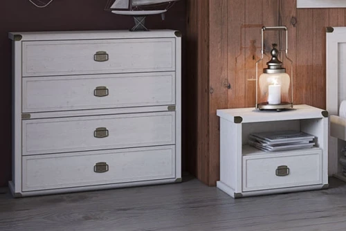 Тумба прикроватная 1S, MAGELLAN, цвет Сосна винтаж