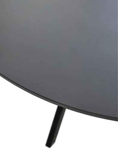 Стол ДАРИО D100 Черный, стекло/ Черный каркас М-City