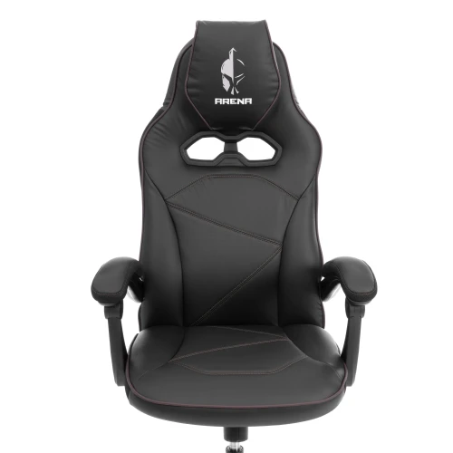 Кресло Arena metalBL кож/зам, черный/черный карбон, 36-6/карбон черный