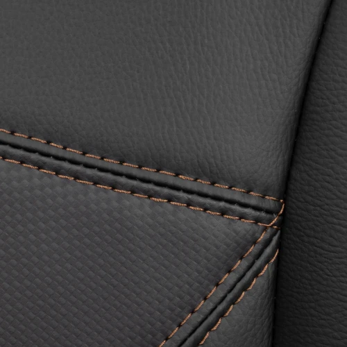 Кресло Arena metalBL кож/зам, черный/черный карбон, 36-6/карбон черный