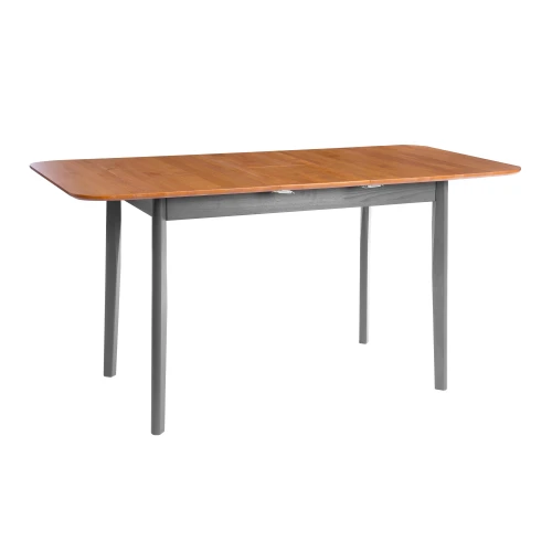 Стол Соната Люкс раздвижной/Sonata Lux extension table массив сосны, антик /графит, 120-(150)х75х75 см