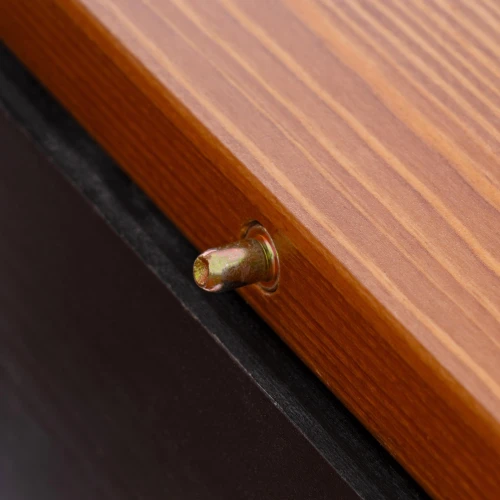 Стол Соната Люкс раздвижной/Sonata Lux extension table массив сосны, антик /графит, 120-(150)х75х75 см