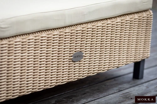 Комплект плетеной мебели MOKKA BELLA большой, соломенный