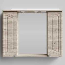 Зеркало Адам 90, Дубослив ореховый светлый ПВХ 3445