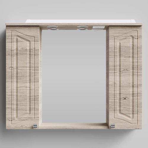 Зеркало Адам 90, Дубослив ореховый светлый ПВХ 3445