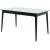 Стол «Плей» 140x80, керамика Greys white/черный