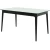 Стол «Плей» 140x80, керамика Greys white/черный