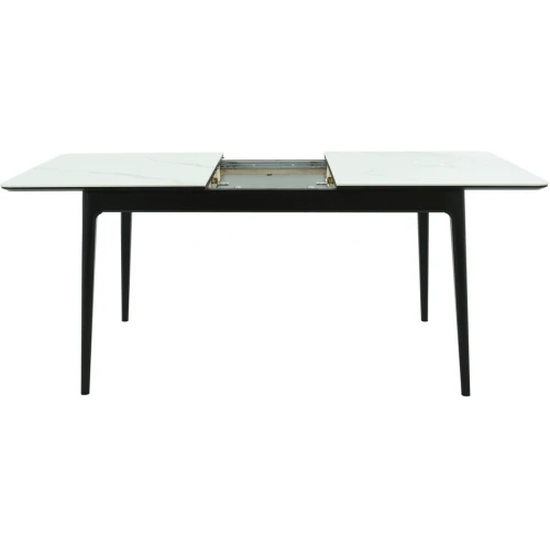 Стол «Плей» 140x80, керамика Greys white/черный