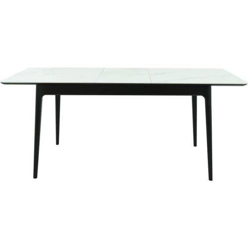 Стол «Плей» 140x80, керамика Greys white/черный