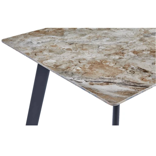 DT308 Стол обеденный Senafe, 180*90*75, керамич. столешница, основание металл черный