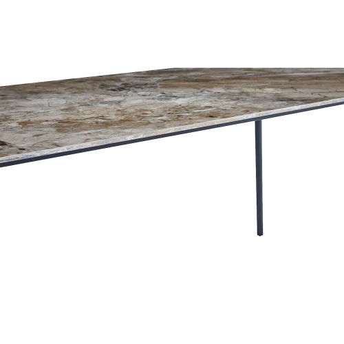 DT308 Стол обеденный Senafe, 180*90*75, керамич. столешница, основание металл черный