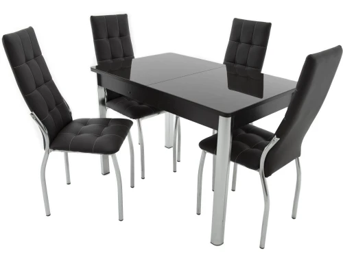 Стол «Гамбург» стекло СВ, коричневый