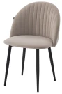 Стул БАРИ Marseille-26 Серый, велюр / черный каркас M-City