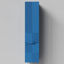 Пенал Эйфория 35 F4, пример RAL 5019 Капри синий, матовая, подвесной, правый