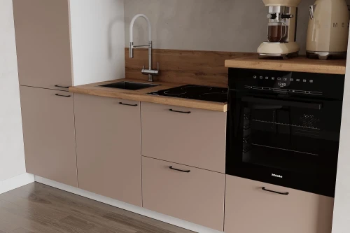 Готовая кухня КГ 2400 Эмаль, Крем  Арника РМ в.9