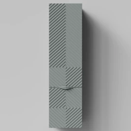 Пенал Эйфория 40 F4, пример RAL 7005 Мышино-серый, матовая, подвесной, правый