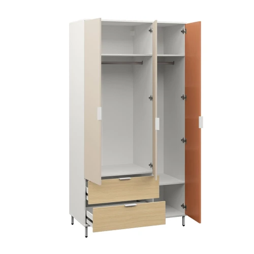 Шкаф Марвэл 16.317.03, Белый, Сатин, Плэйн, Безмолвная пустыня