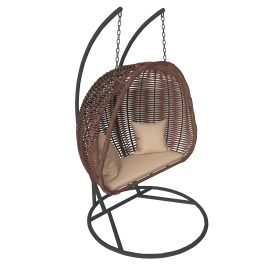 MOKKA MAJORCA подвесное кресло двухместное, цвет капучино