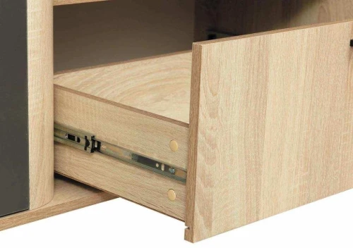 Тумба под ТВ Виста-19 Дуб Сонома/Серый