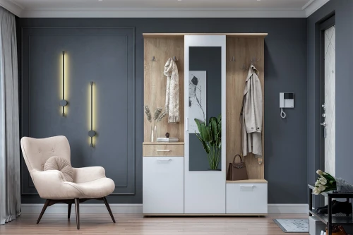 Прихожая ПР 1, Дуб сонома, Белый