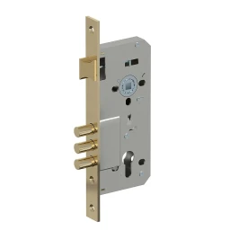 Замок для межкомнатной двери BRAVO Bravo S-4-CL G Золото