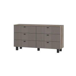 Комод Олива КМ-04, Дуб каньон, Муссон софт