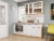 Угловая модульная кухня Барселона-03 Белый