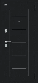 Входная дверь BRAVO Некст Kale Букле черное/Cappuccino Veralinga 