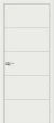Межкомнатная дверь винил BRAVO Граффити-1.Д Super White