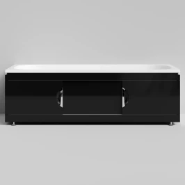 Экран-купе Топ 1800, 3 раздвижные двери, черный глянец