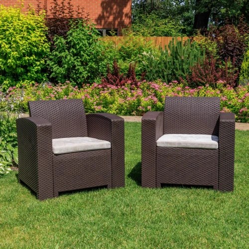 Комплект кресел LANA LUX коричневые