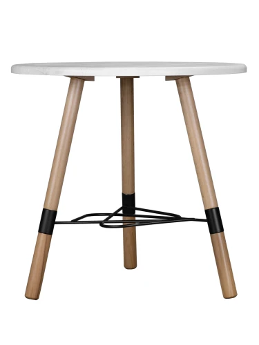 Стол журнальный Лючия 3103 серый бетон/бук/дуб дымчатый