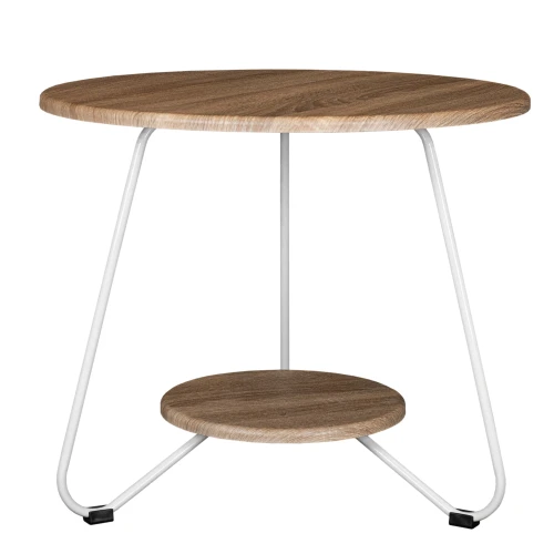 Стол журнальный BeautyStyle 38 дуб сонома/белый