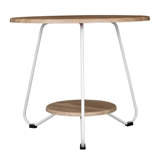 Стол журнальный BeautyStyle 38 дуб сонома/белый