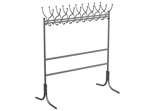 Вешалка напольная М 12 чёрный