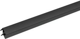 Планка для стенпанели угловая МатЧерный 600*4