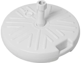 Подставка под зонт пластиковая (круглая) белая d490мм