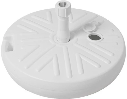 Подставка под зонт пластиковая (круглая) белая d490мм